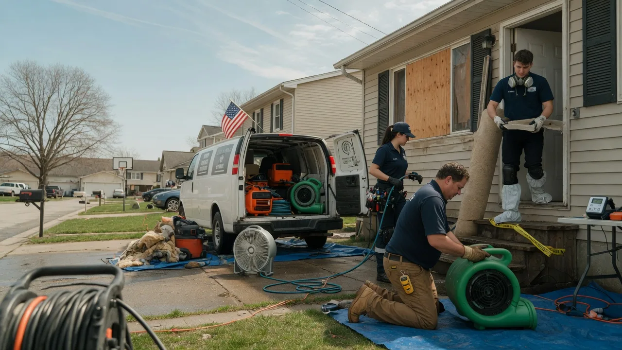 Water Damage Restoration in Aledo, IL near me